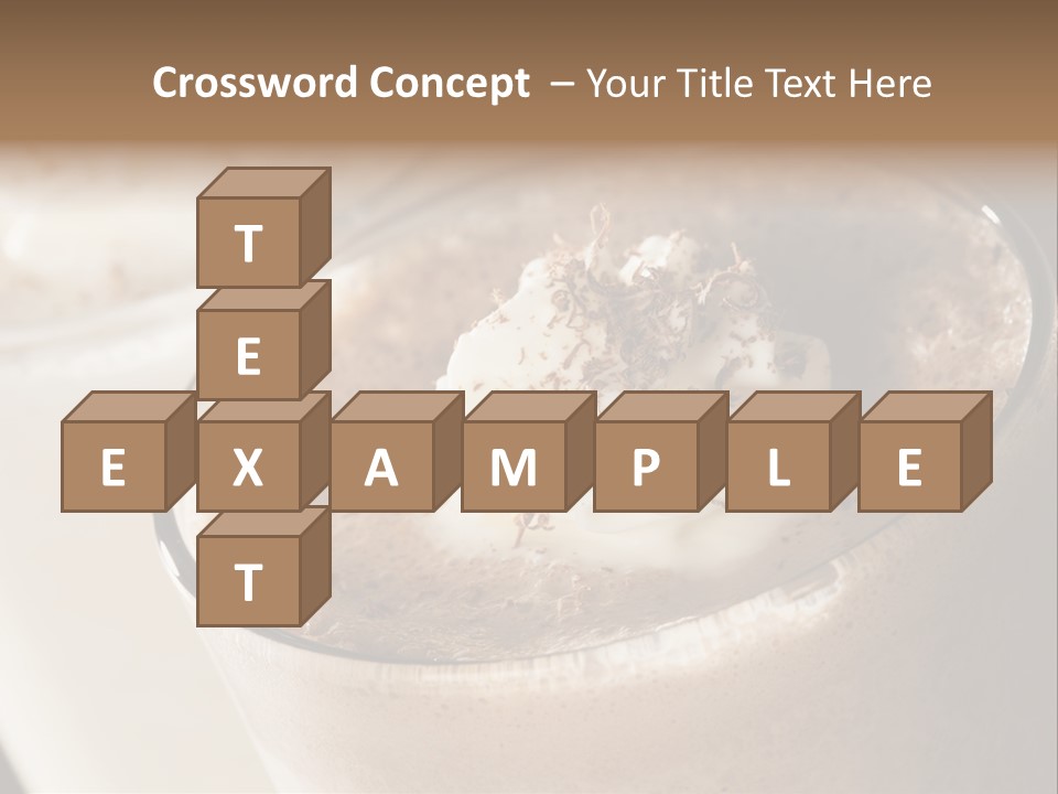 Ice Dessert Beverage PowerPoint Template