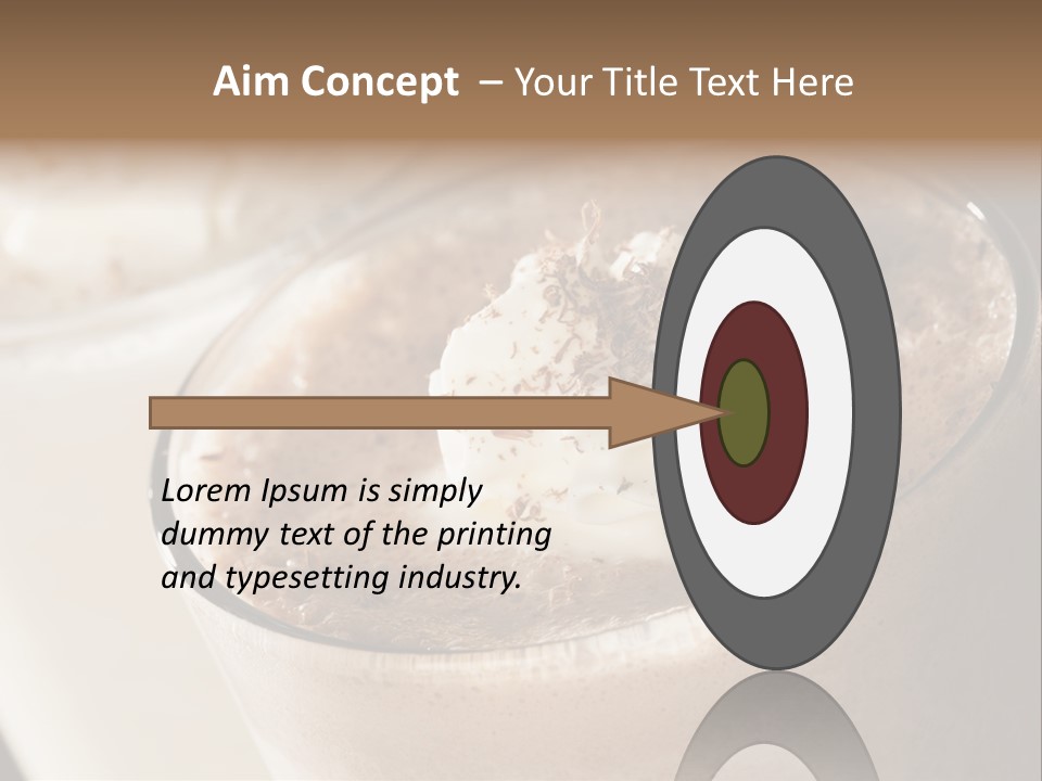 Ice Dessert Beverage PowerPoint Template