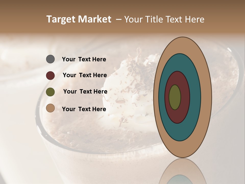 Ice Dessert Beverage PowerPoint Template