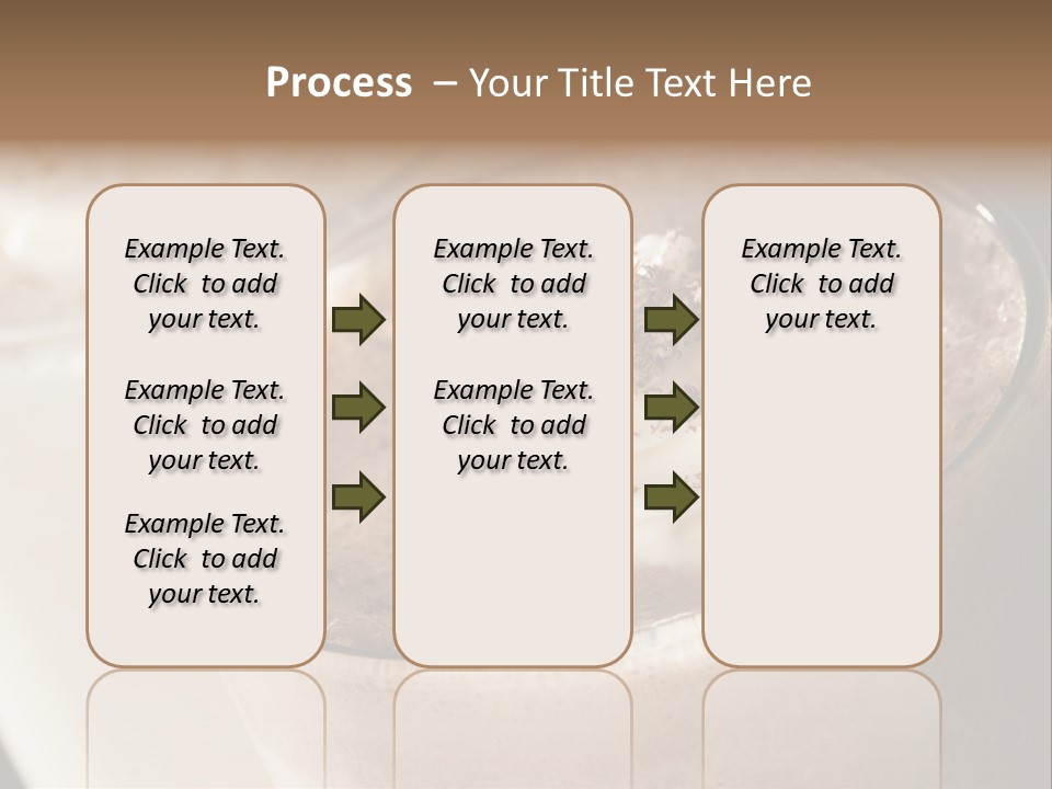 Ice Dessert Beverage PowerPoint Template