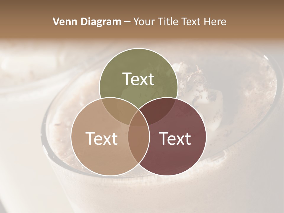 Ice Dessert Beverage PowerPoint Template