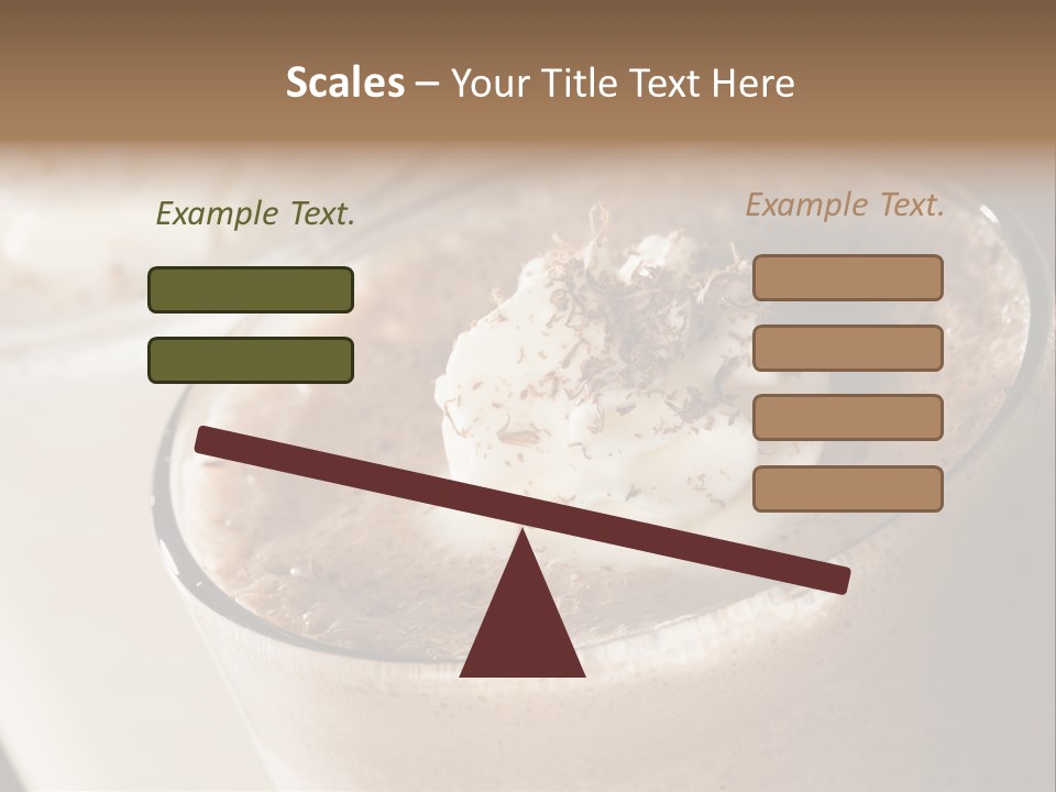 Ice Dessert Beverage PowerPoint Template
