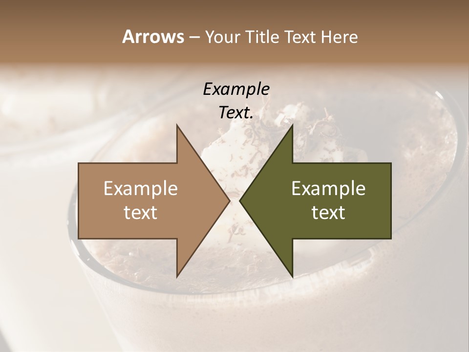 Ice Dessert Beverage PowerPoint Template