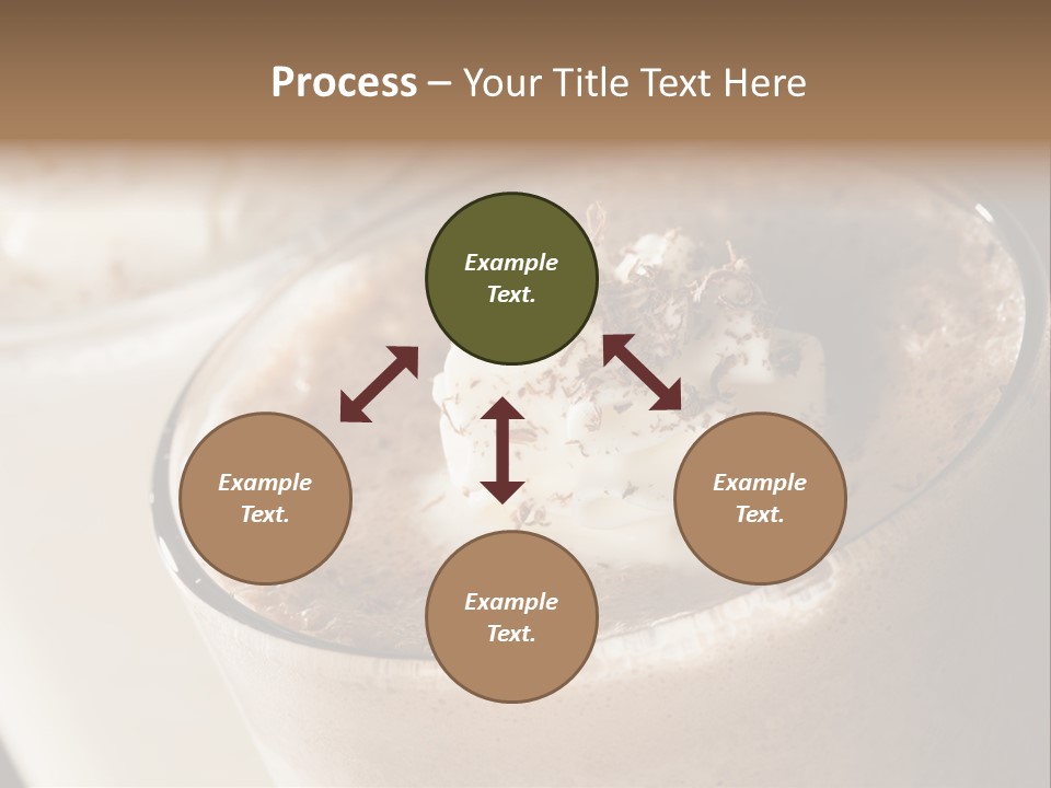 Ice Dessert Beverage PowerPoint Template