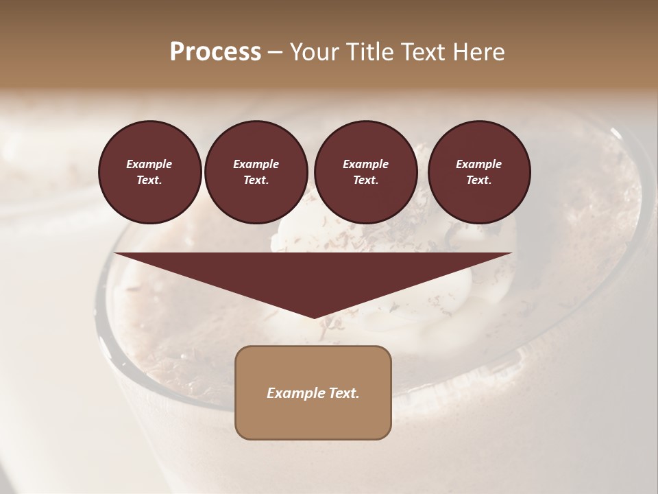 Ice Dessert Beverage PowerPoint Template
