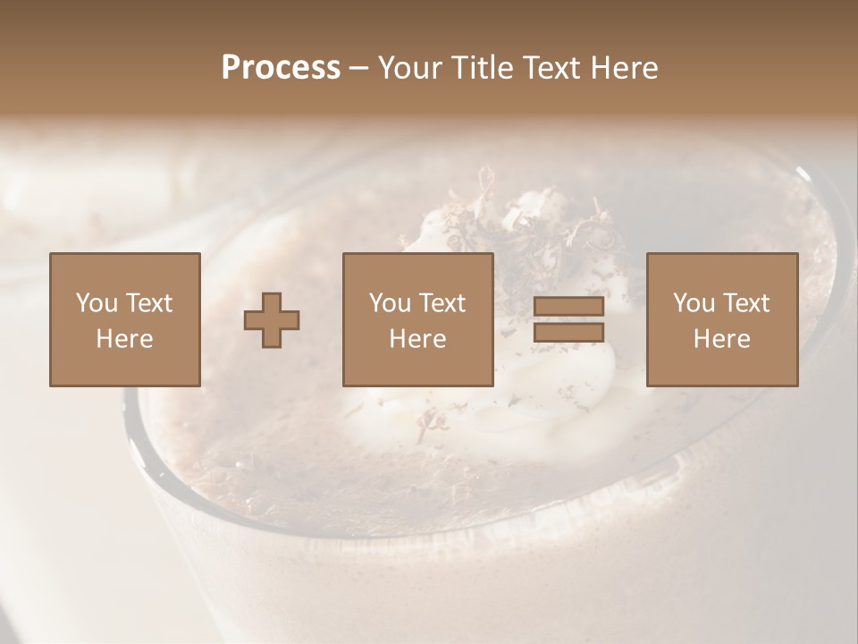 Ice Dessert Beverage PowerPoint Template