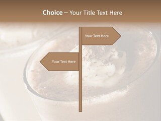 Ice Dessert Beverage PowerPoint Template