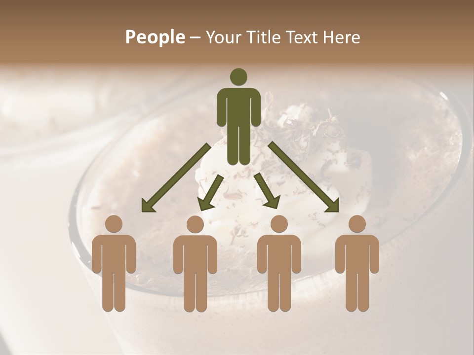 Ice Dessert Beverage PowerPoint Template