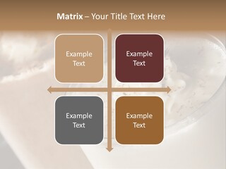 Ice Dessert Milk PowerPoint Template