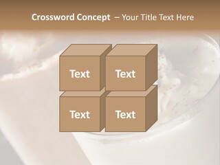 Ice Dessert Milk PowerPoint Template
