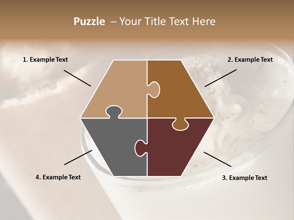 Ice Dessert Milk PowerPoint Template