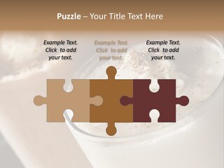 Ice Dessert Milk PowerPoint Template