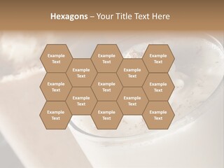 Ice Dessert Milk PowerPoint Template