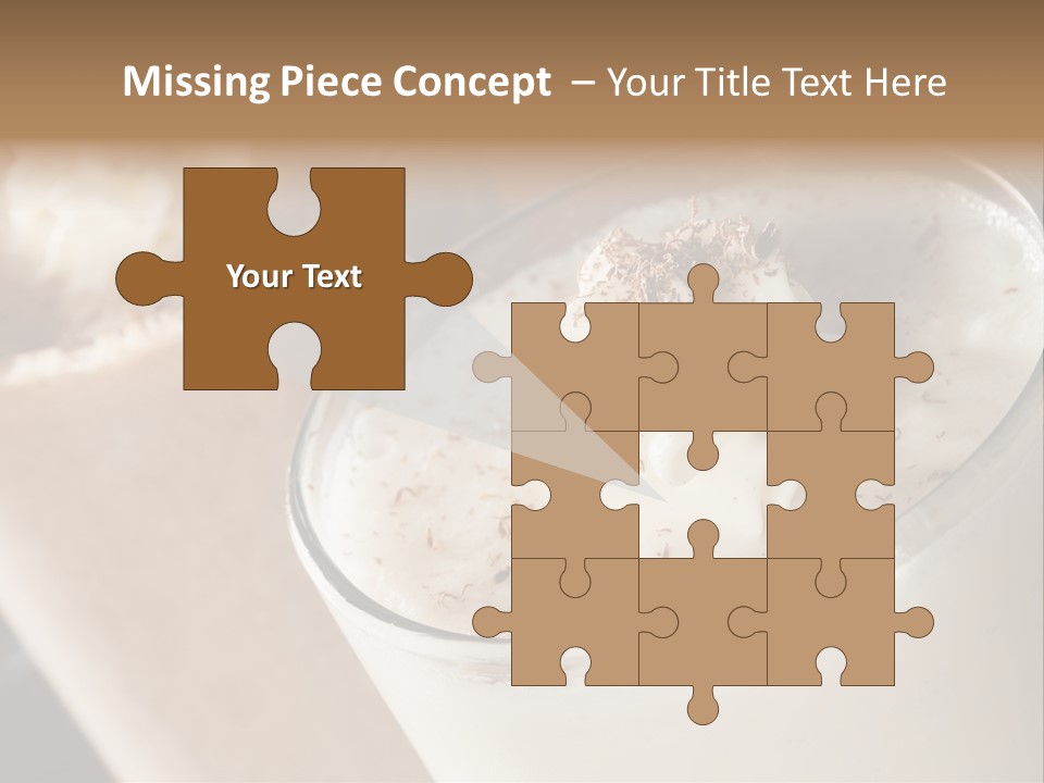 Ice Dessert Milk PowerPoint Template