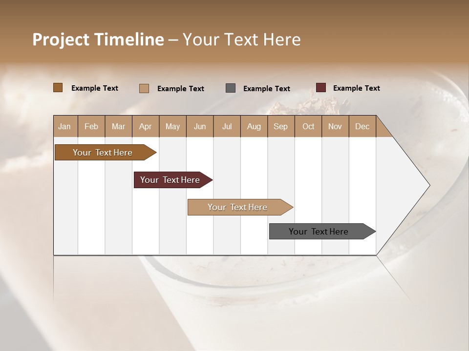 Ice Dessert Milk PowerPoint Template
