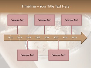 Ice Dessert Milk PowerPoint Template