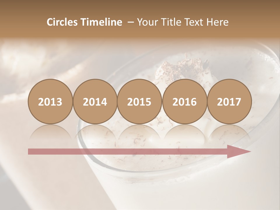 Ice Dessert Milk PowerPoint Template