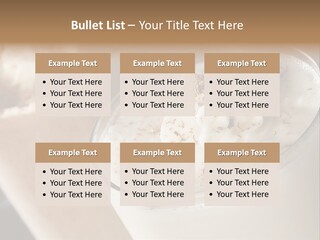 Ice Dessert Milk PowerPoint Template
