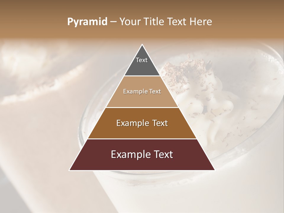 Ice Dessert Milk PowerPoint Template