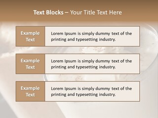 Ice Dessert Milk PowerPoint Template