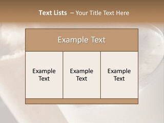 Ice Dessert Milk PowerPoint Template