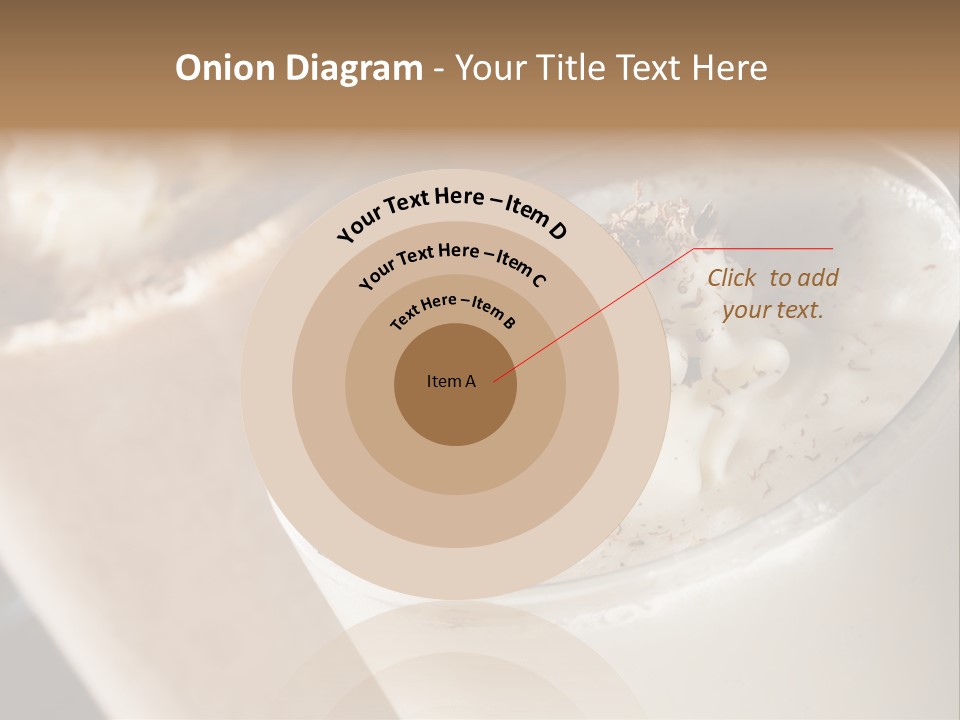 Ice Dessert Milk PowerPoint Template