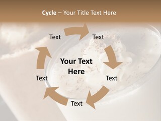 Ice Dessert Milk PowerPoint Template