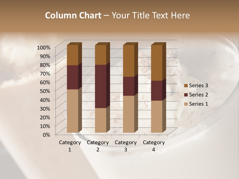 Ice Dessert Milk PowerPoint Template