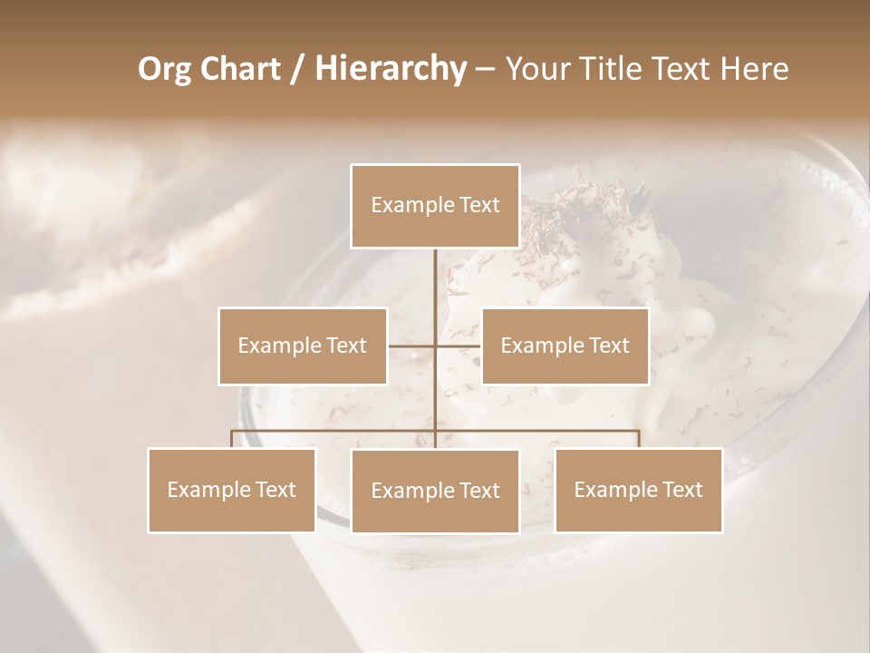Ice Dessert Milk PowerPoint Template