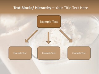 Ice Dessert Milk PowerPoint Template