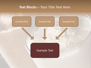 Ice Dessert Milk PowerPoint Template