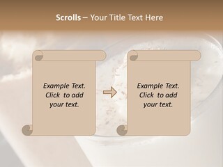 Ice Dessert Milk PowerPoint Template