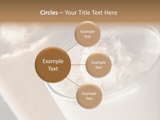 Ice Dessert Milk PowerPoint Template