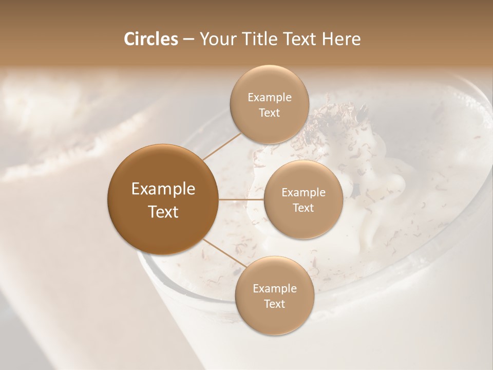 Ice Dessert Milk PowerPoint Template