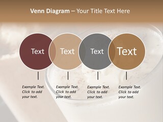 Ice Dessert Milk PowerPoint Template