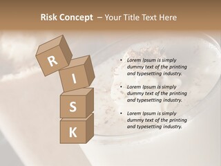 Ice Dessert Milk PowerPoint Template