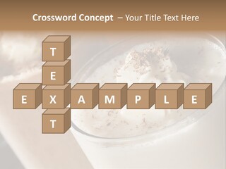 Ice Dessert Milk PowerPoint Template