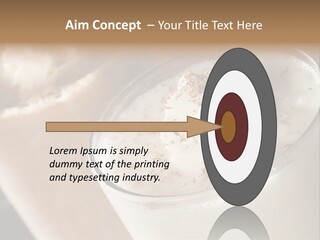 Ice Dessert Milk PowerPoint Template