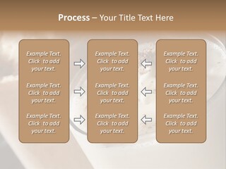 Ice Dessert Milk PowerPoint Template