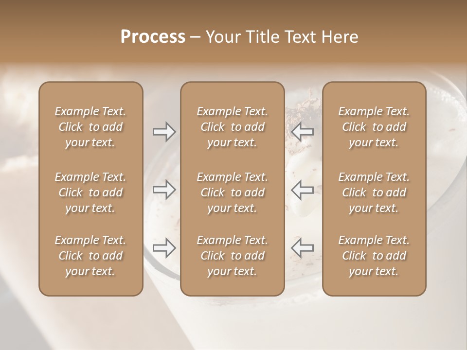 Ice Dessert Milk PowerPoint Template