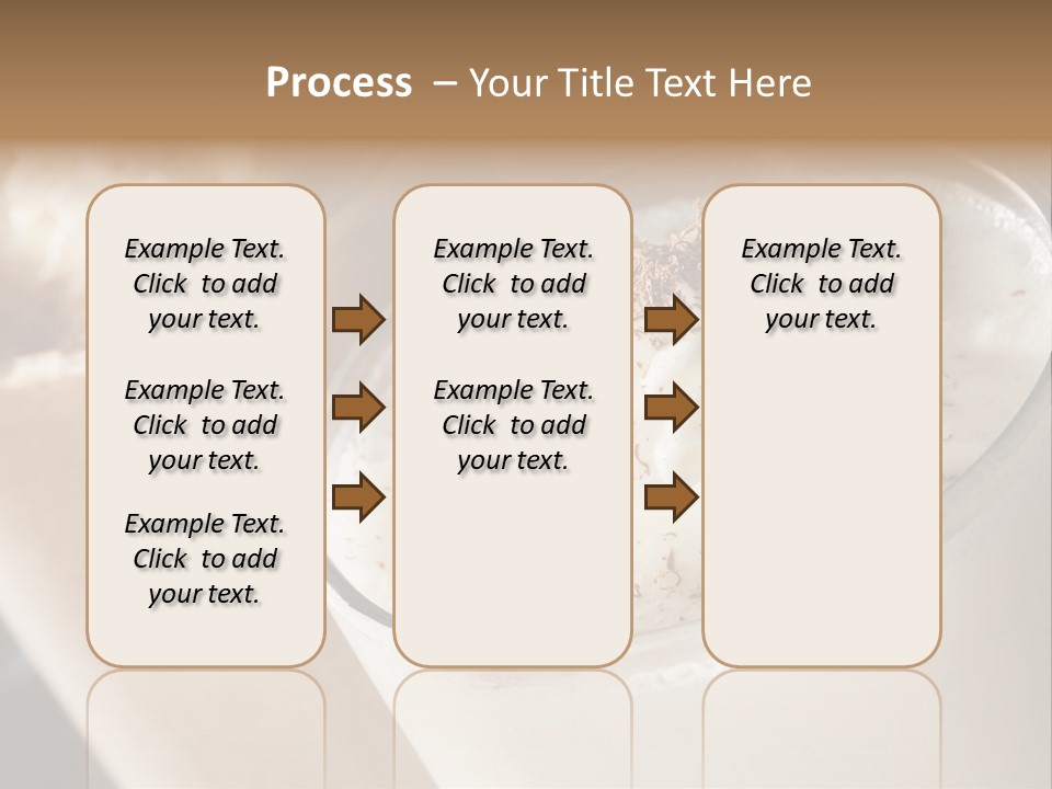 Ice Dessert Milk PowerPoint Template