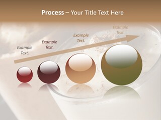 Ice Dessert Milk PowerPoint Template