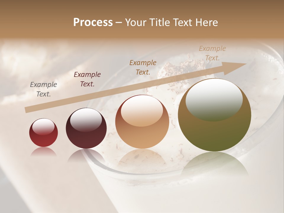 Ice Dessert Milk PowerPoint Template