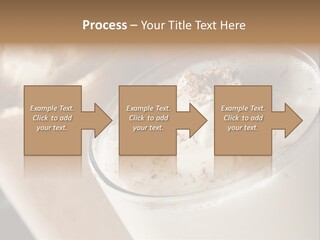 Ice Dessert Milk PowerPoint Template