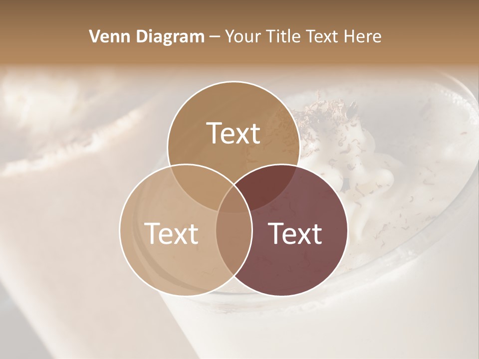 Ice Dessert Milk PowerPoint Template