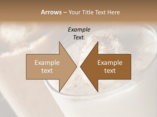 Ice Dessert Milk PowerPoint Template