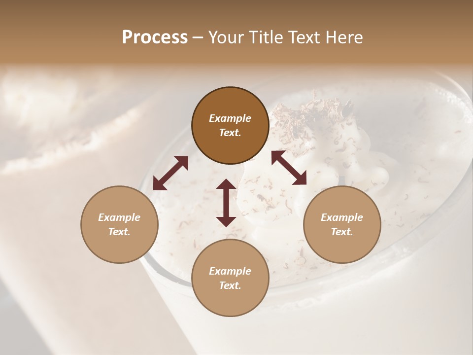 Ice Dessert Milk PowerPoint Template