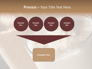Ice Dessert Milk PowerPoint Template