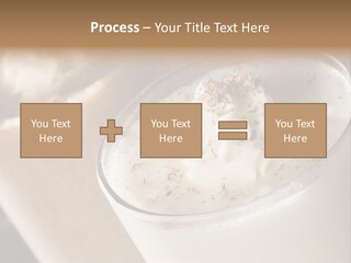Ice Dessert Milk PowerPoint Template