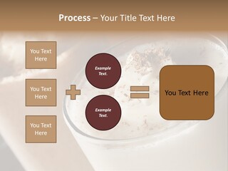 Ice Dessert Milk PowerPoint Template